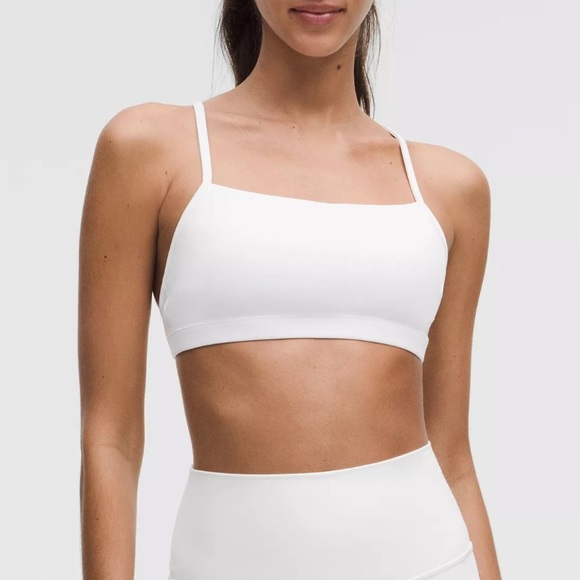 2 BLACK & WHITE Lululemon SmoothCover Sports Bra - Picture 2 of 2